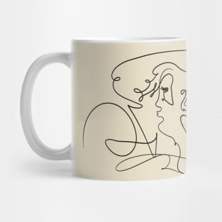 French Style Portrait Of A Lady Mug